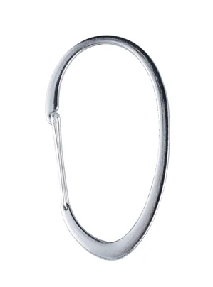 Factory Price Wholesale Silver Zinc Adjustable Curtain Rod C-Ring Tape Hook C