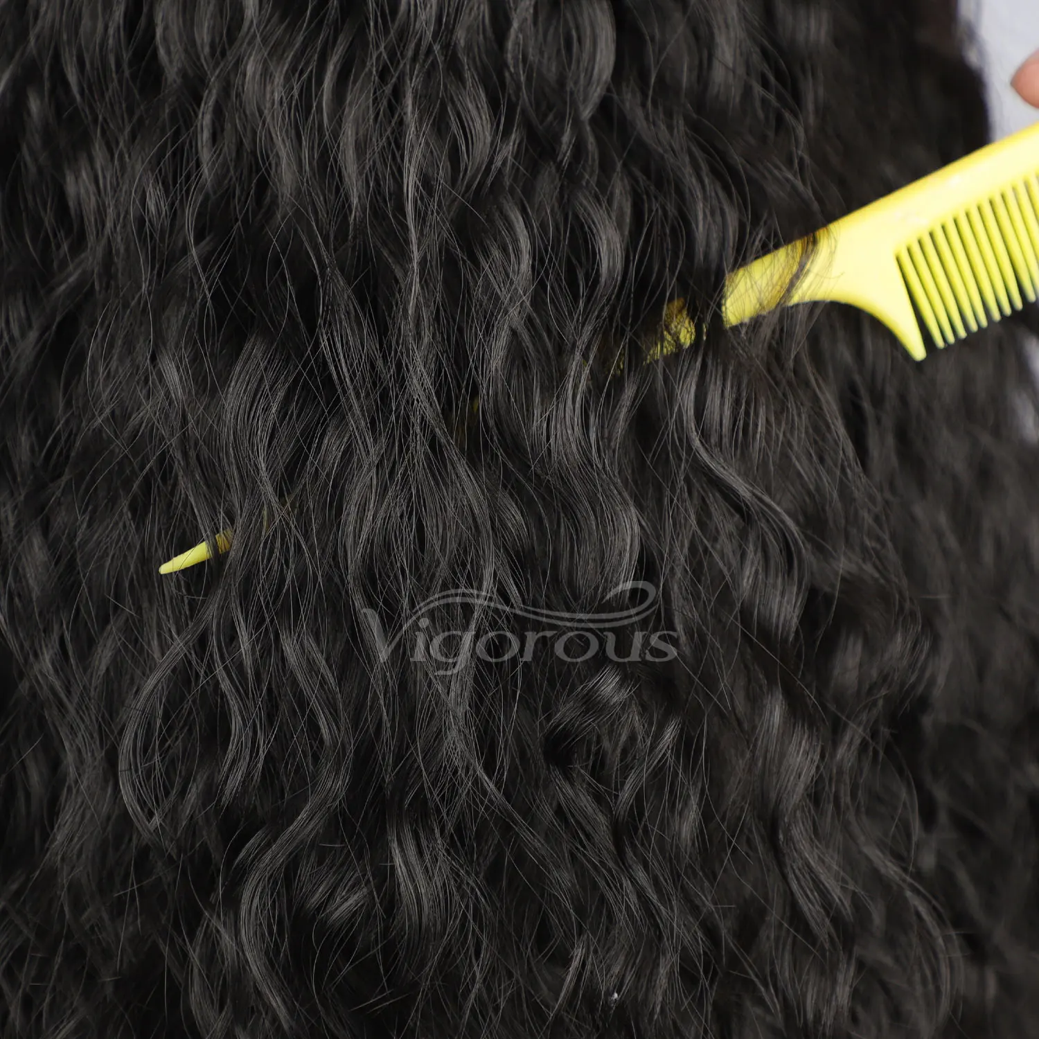 Парик из натурального трикотажного волокна