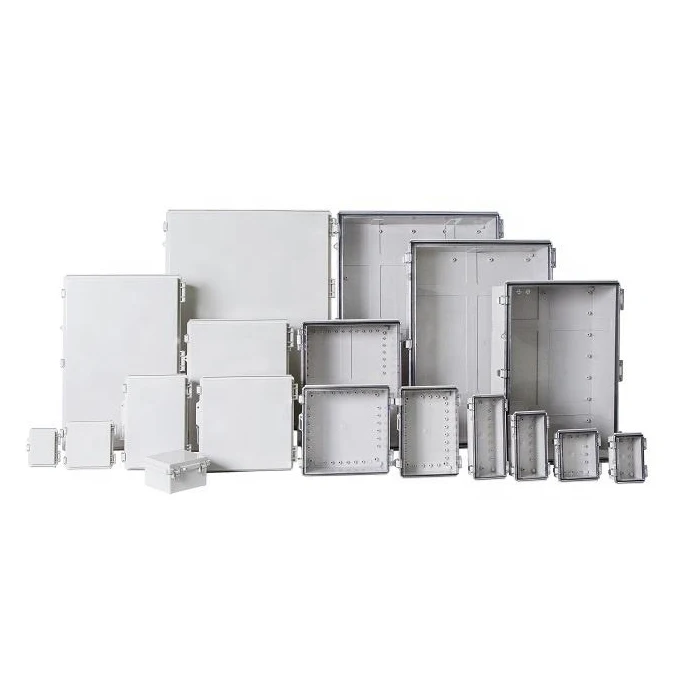 High Quality Wholesale Waterproof Plastic Enclosure IP66/67 Hinged cover Electrical panel box Made in korea