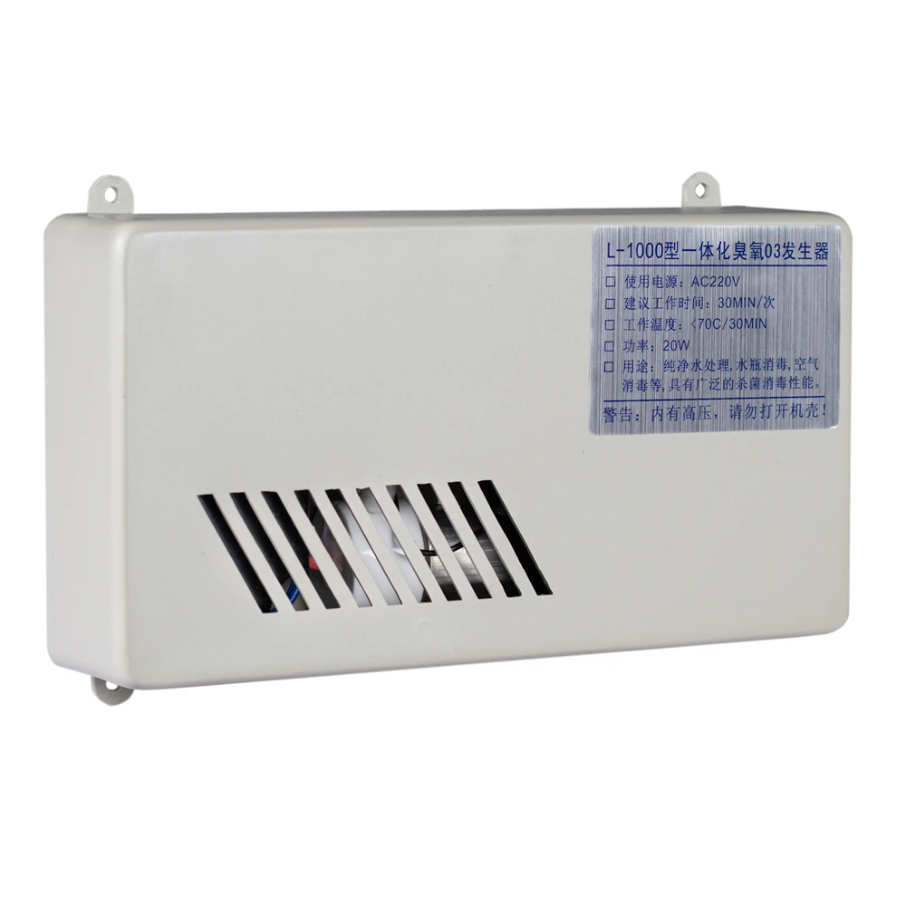 BNP L-1000mg mini electronic ozone generator parts air purifier O3 ozonizer for vegetable cabinet hospital food water treatment