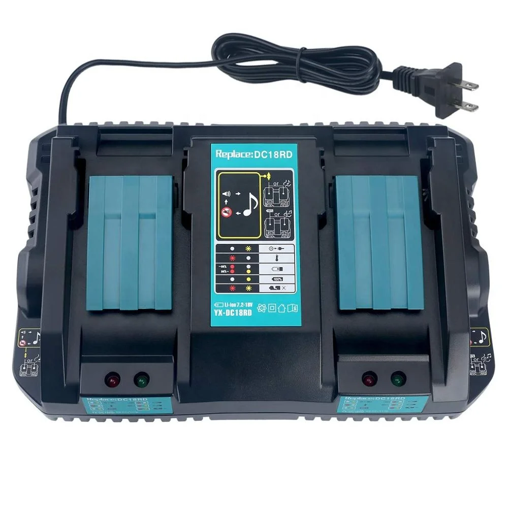  Замена Makita 14 4 в 18 DC18RD зарядное устройство DC18RC DC18RA DC18SF Совместимость с LXT