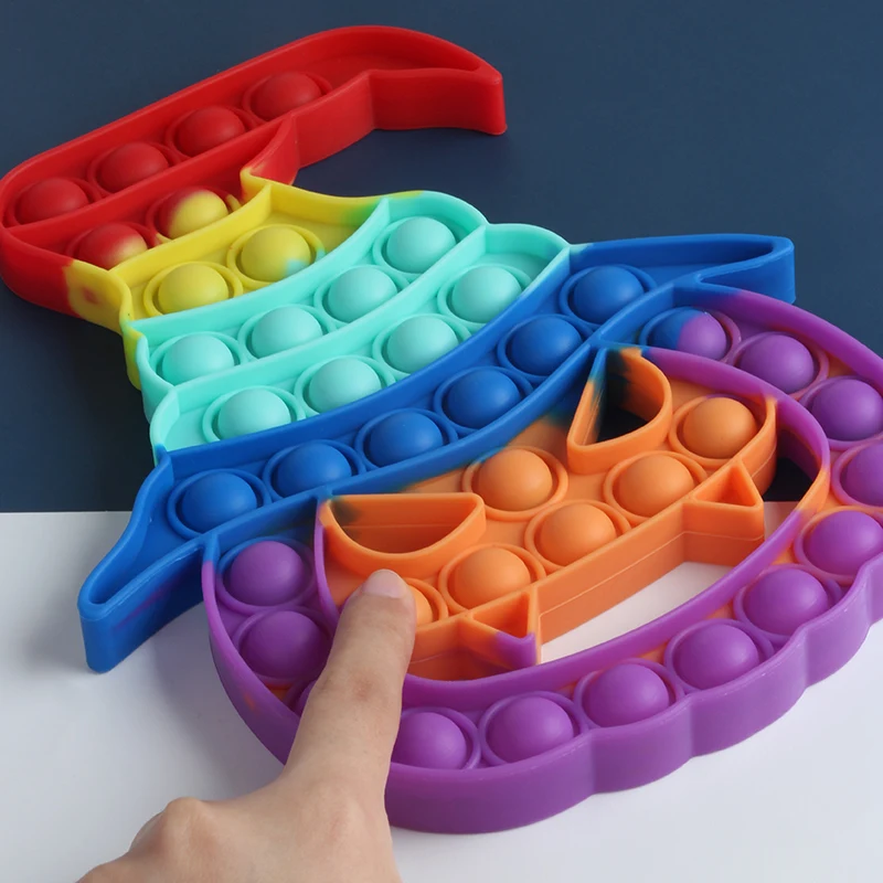 Halloween pop Fidget Toy, Pure Compression Silicone Push Pop Bubble Fidget Sensory Toy