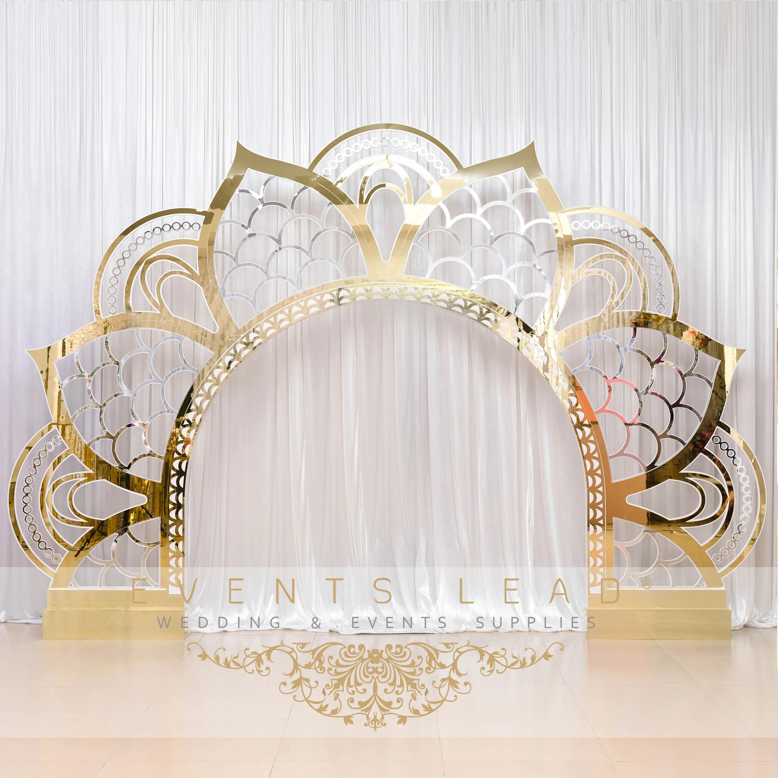 New Design Two Sides Flexible Garden Arch Wedding Flower Backdrop For Wedding & Party Decoration For Sale