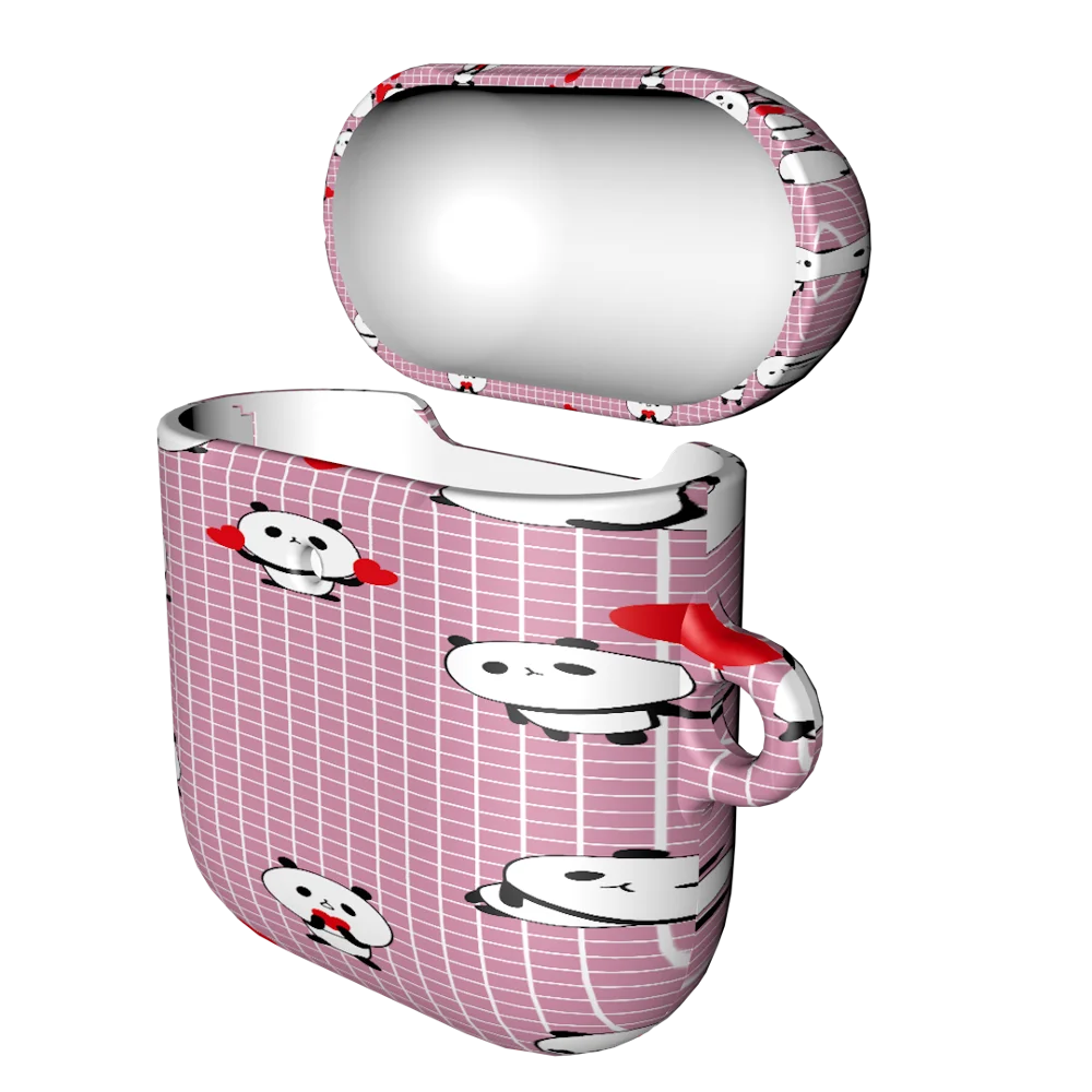 Kingsub Print On Demand Anti-fall Heat Transfer Full Protective personalized glossy Sublimation Plastic Cover Case for Airpods