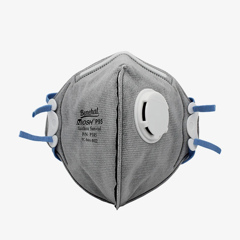 Промышленный Пылезащитный фильтр n95, маска-респиратор с двойным клапаном