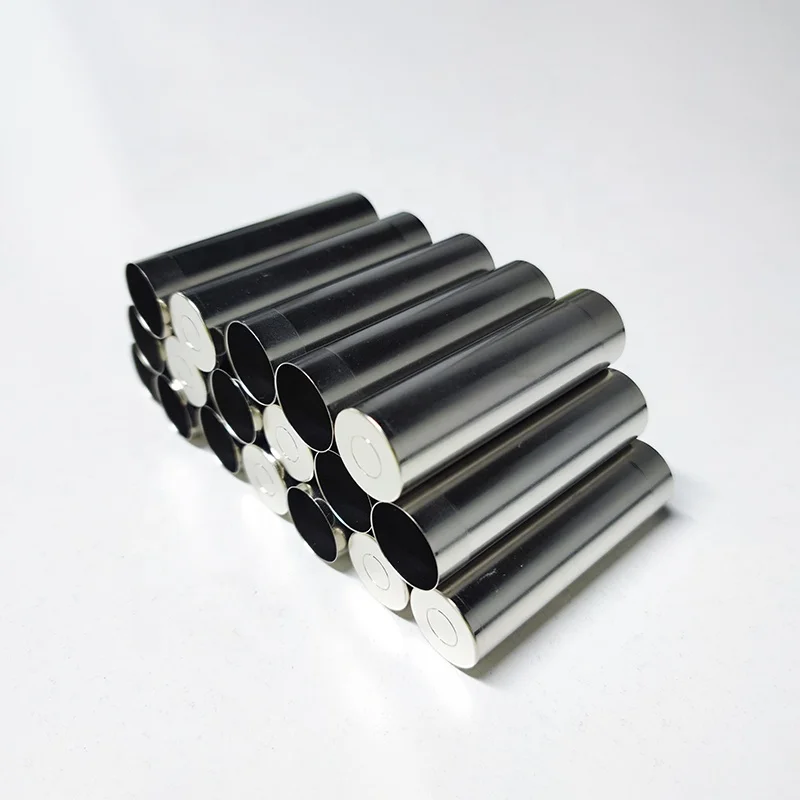 18650 26650 21700 32650 Cylindrical Stainless Steel Battery Case with Anti-Explosive Cap and Insulation O-ring