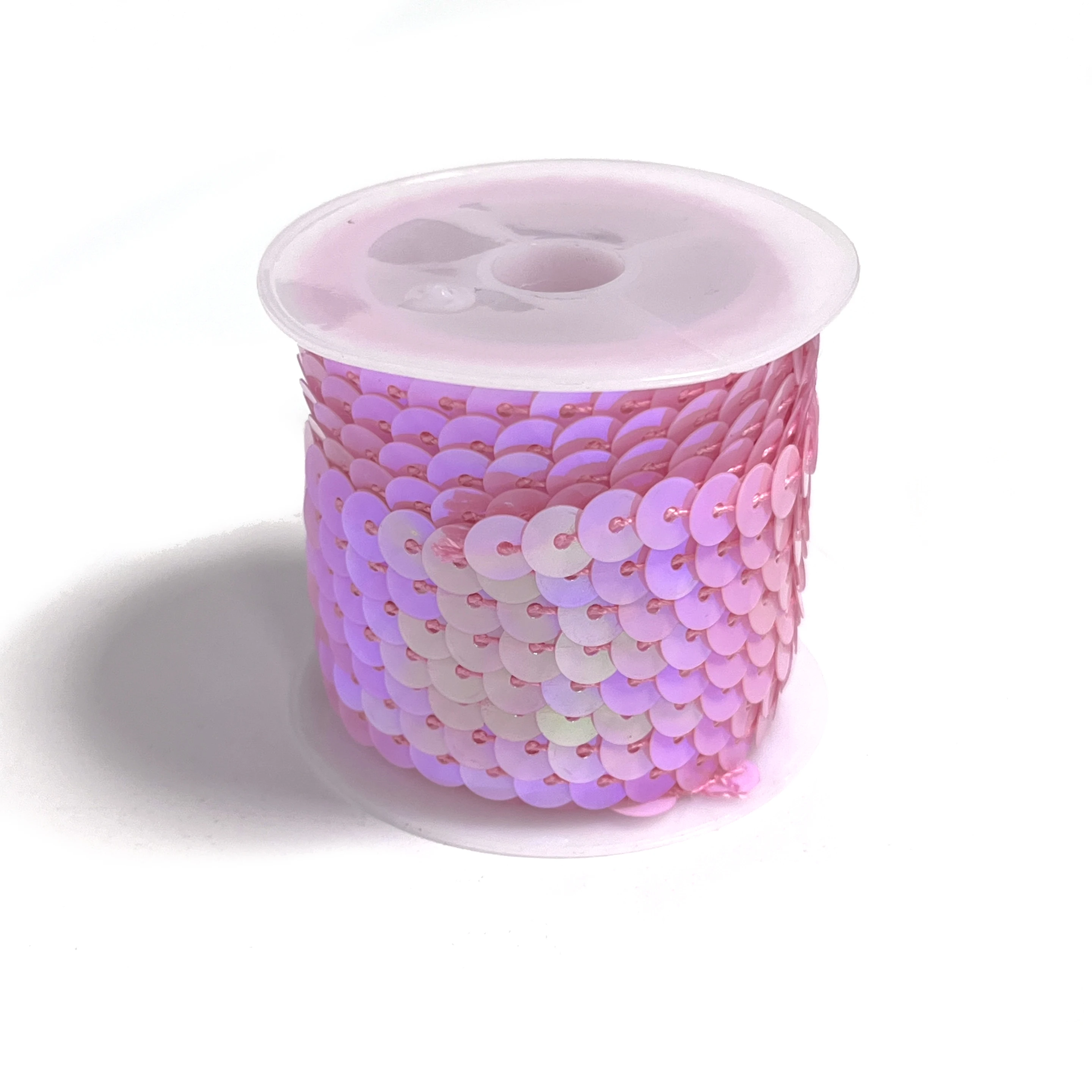 SHENYUE Wholesale recycled PET DIY Lace mini pink Sequin trim For Garment Decoration