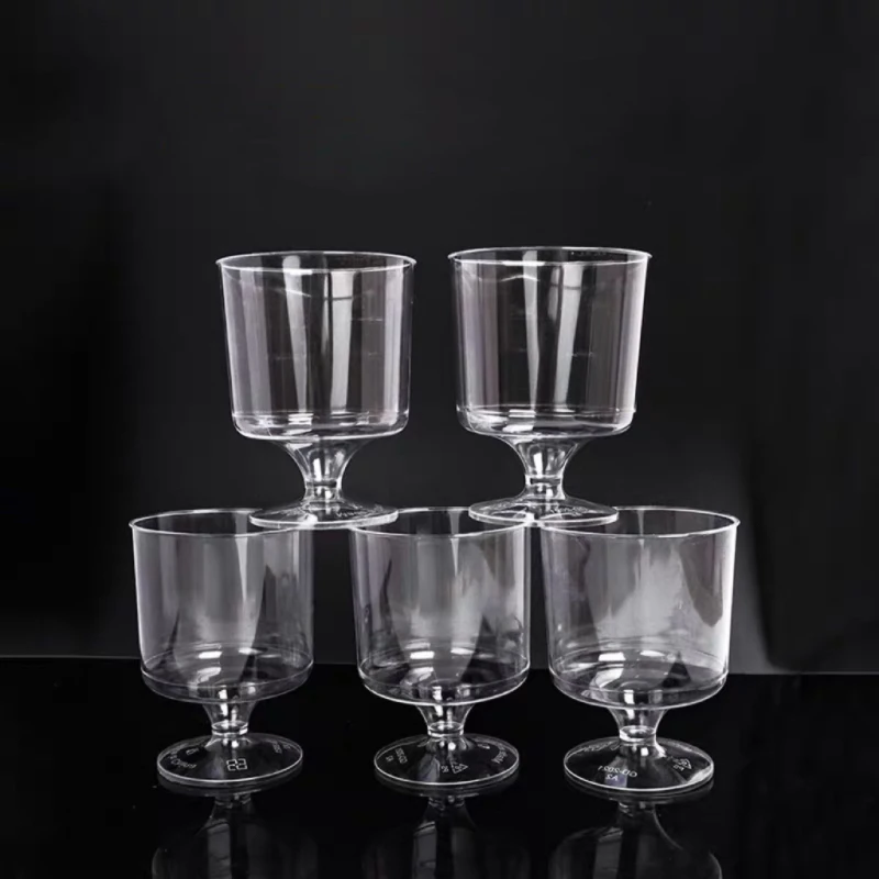 1 piece Champagne Flute Plastic Disposable Wine Glass for party