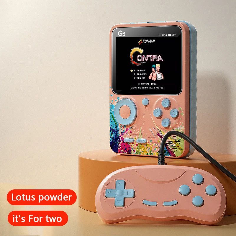 Красочные детские игрушки портативная игровая консоль для двух игроков 500 в 1 Классическая