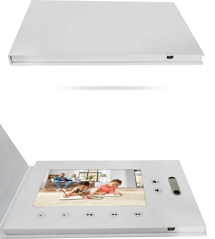 birthday Recordable Lcd Digital Player Video Cards Video Brochure Video Book With Touch Screen