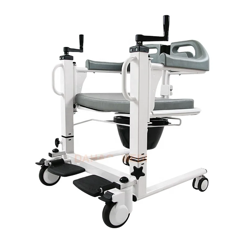 Elderly Care Home Use Imove Medical Patient Lift Commode Wheelchair Transfer Chair from Bed to Toilet