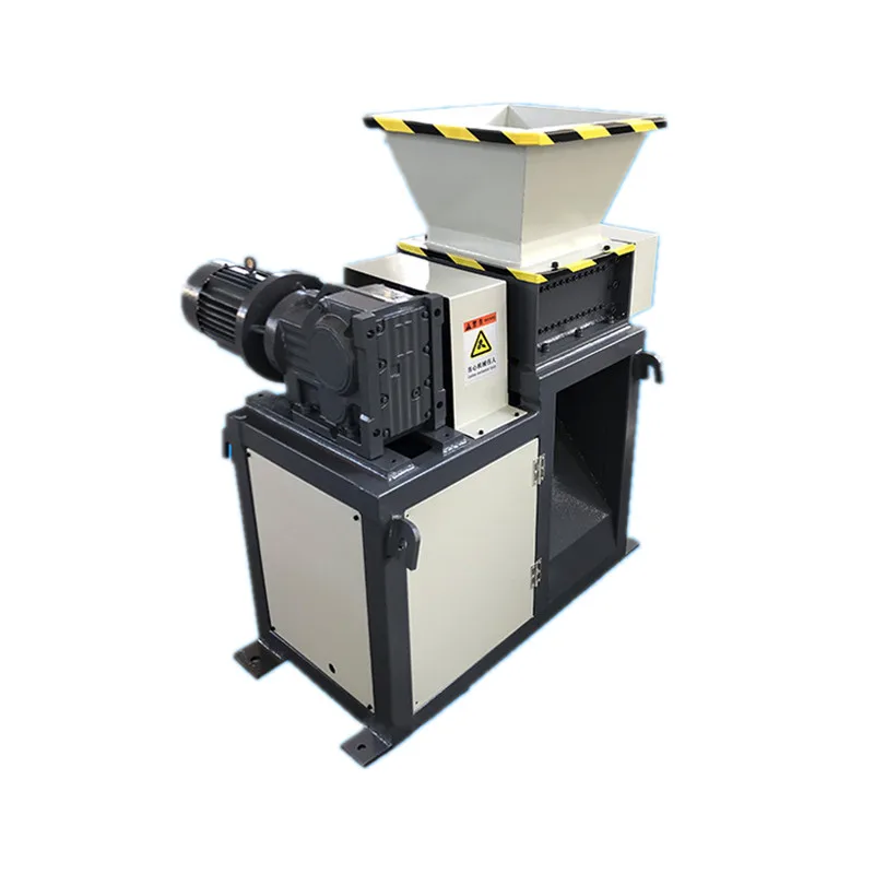 Good Performance shredder plastic bottle crushing plastic grinder low price shreder for wood double shaft wood shred