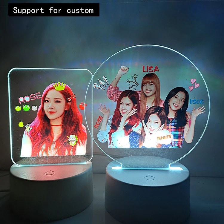 Customize  ROSE  JENNIE JISOO LISA in Peripheral products for bedside lighting