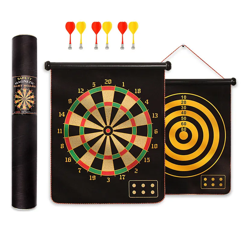 2022 Indoor Kids Dartboard Magnet With Case Dartboard Dart Set  Custom Home Pop Magnetic Dartboard