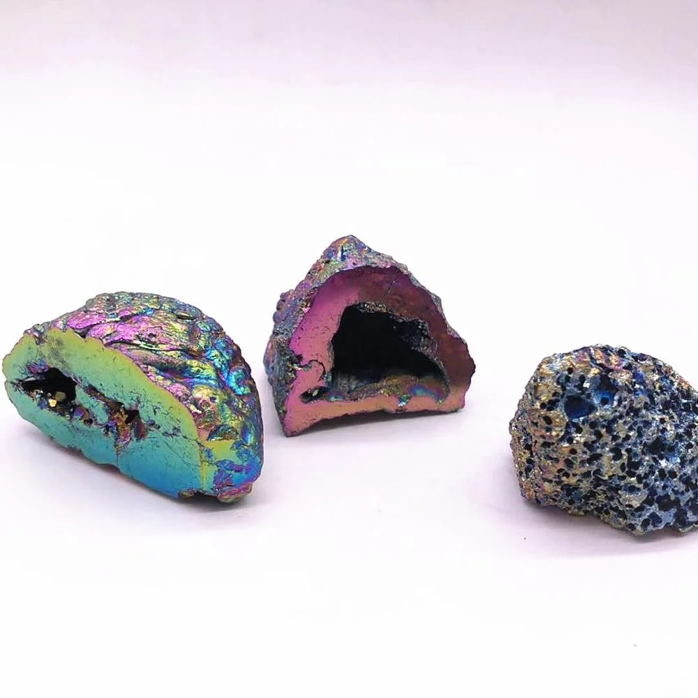 Wholesale natural gemstone quartz healing crystal color agate geode