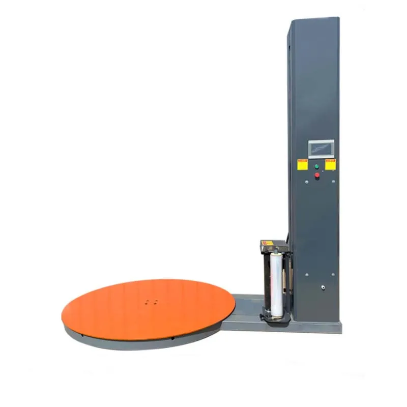 Manual Wrapping Tray Type Rotating Film Cardboard Box Cargo Packaging Wrapping Machine