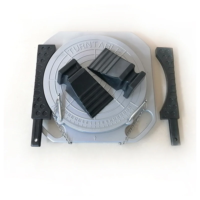 CCD or 3D Four wheel aligner car turntable high strength wear resistance turn flexibly magnesium die casting