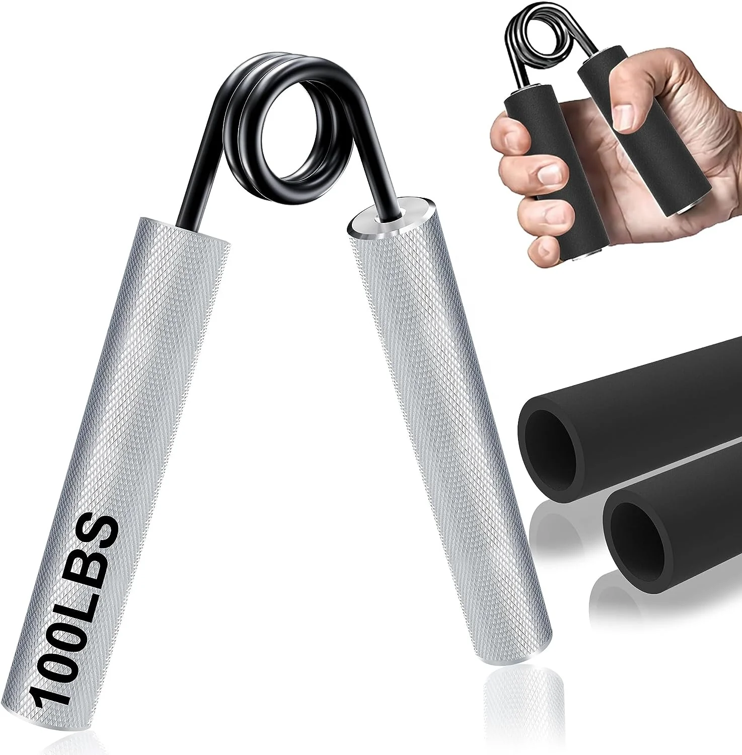 Aluminium Alloy Hand Grip Strengthen Finger Exerciser Colorful Model for Home Fitness Custom Logo Models for Arms