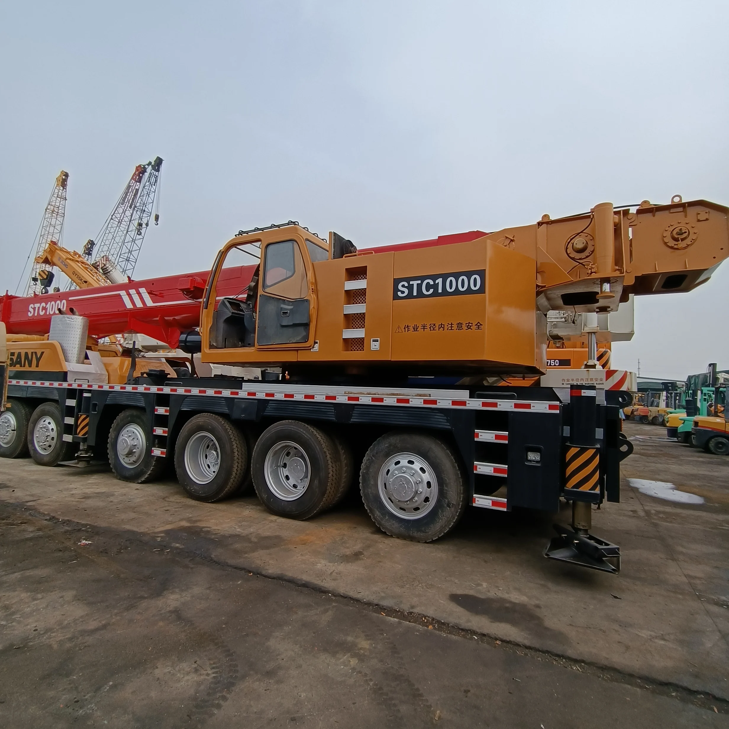 heavy construction  100ton  used  crane  Sany brand  STC1000T truck used crane at competition price