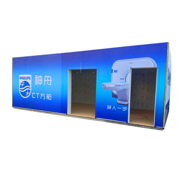 
Rapid Construction of mobile Cabin Hospital prefabricated container room CT examination room virus prevention 