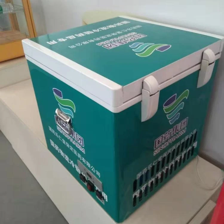 50L DC Medicine Storage Box Mini Cold Room Refrigerated Motorcycle Box For Pharmacy Delivery