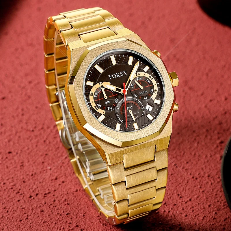 High Quality Unique Male Style Original Top Brand Japan Movement Minimal Luxury Wrist Hand Watch for Men