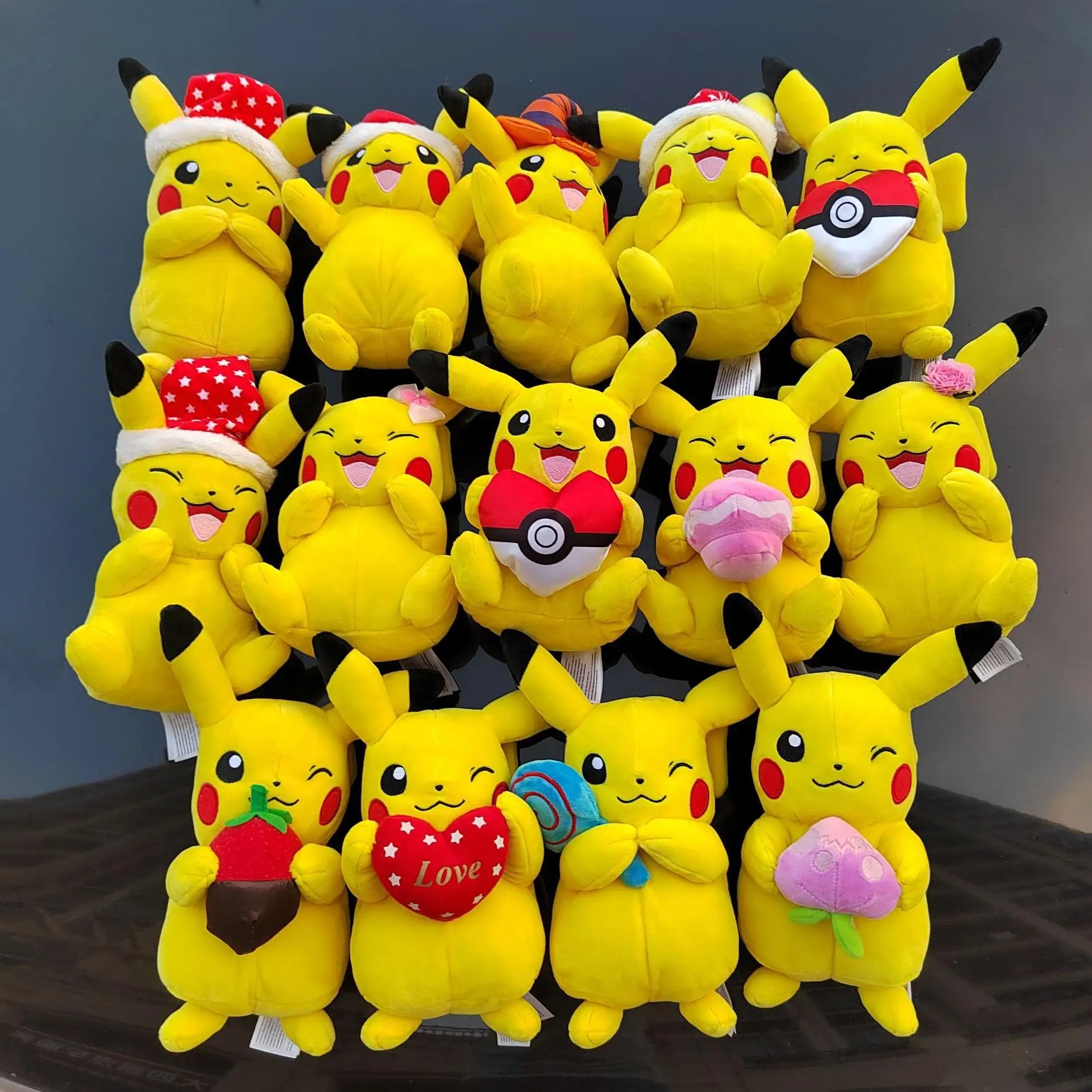 Genuine Pikachued Plush Toys New Designs Movie Pokemoneds Anime Dolls Birthday Halloween Christmas Gifts Cartoon