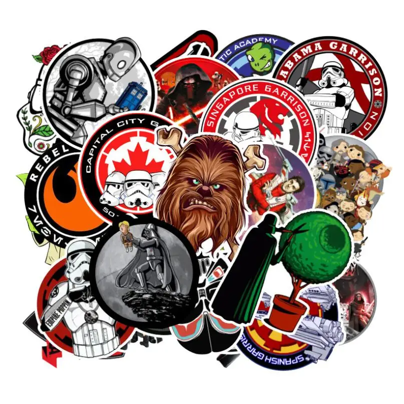 ZY0629C 100Pcs Cartoon Car Decorate Stickers waterproof PVC Vinyl stickers Die Cut Custom Stickers for luggage laptop Car