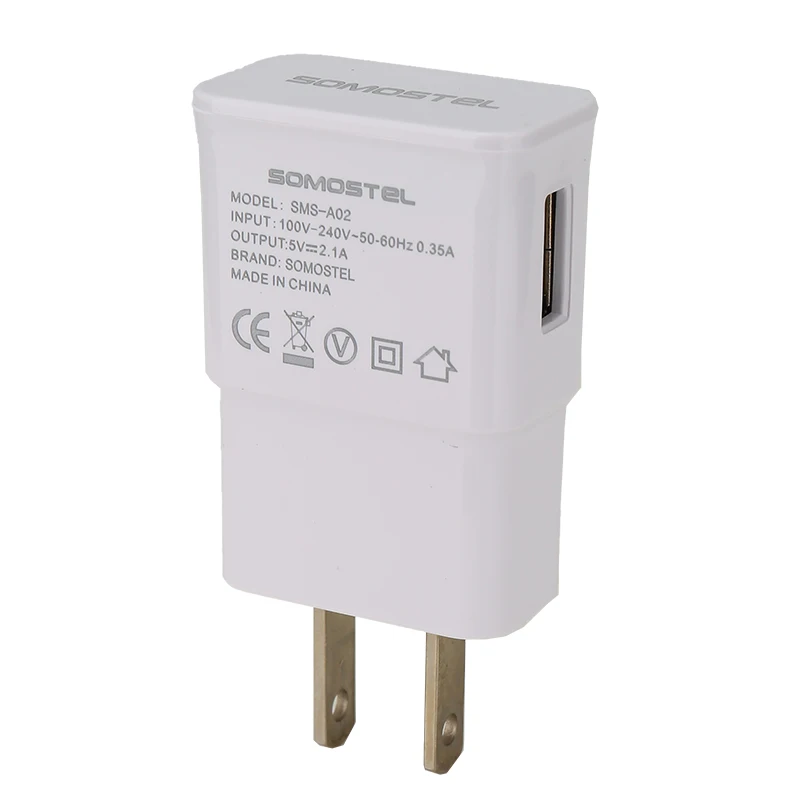 SOMOSTEL S6 S8 S10 S20 Quick Charge Fast Charger Travel Wall Usb Adapter 9v 5v/2a Cargador For Samsung V8