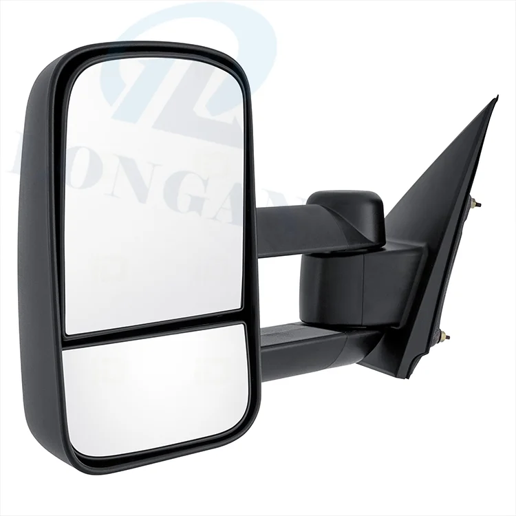 Custom Manual Trailer Truck Mirror For 2014-2017 Chevy Silverado GMC Sierra Rearview