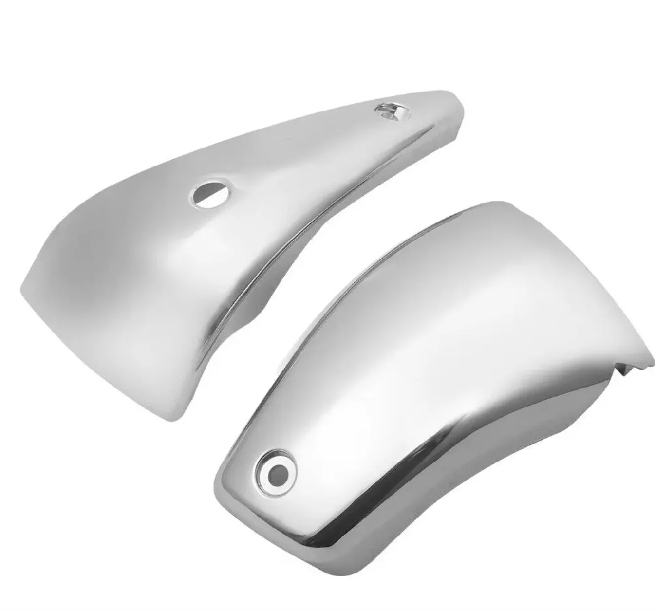 Black Battery Side Cover Protection Guard Fairing Cover Compatible for Yamaha V Star 1300 XVS1300 2007-2017