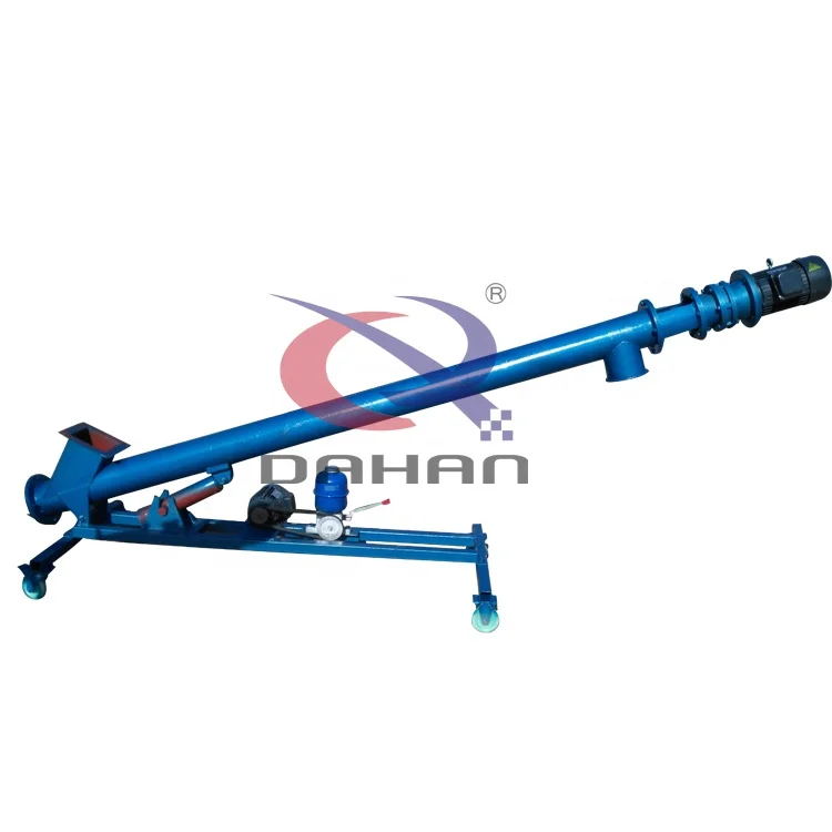 High Flexible Lime-Ash U Type Inclined Shafted Worm Manure Screw Conveyor Machine Price