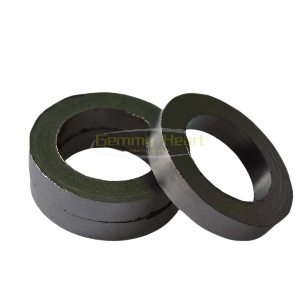 Expanded flexible graphite gasket ring v ring w ring with metal wire high temperature pressure seal gasket