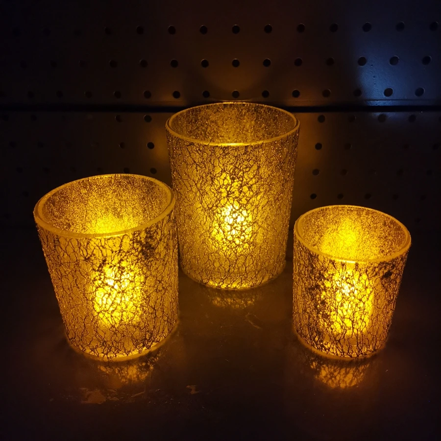 Battery-powered Halloween Candles Small Round Christmas Candle