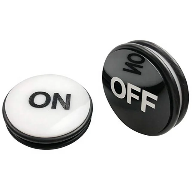 Double-Sided Casino Grade ON/Off Craps Dealer Puck , 3 Inch Diameter