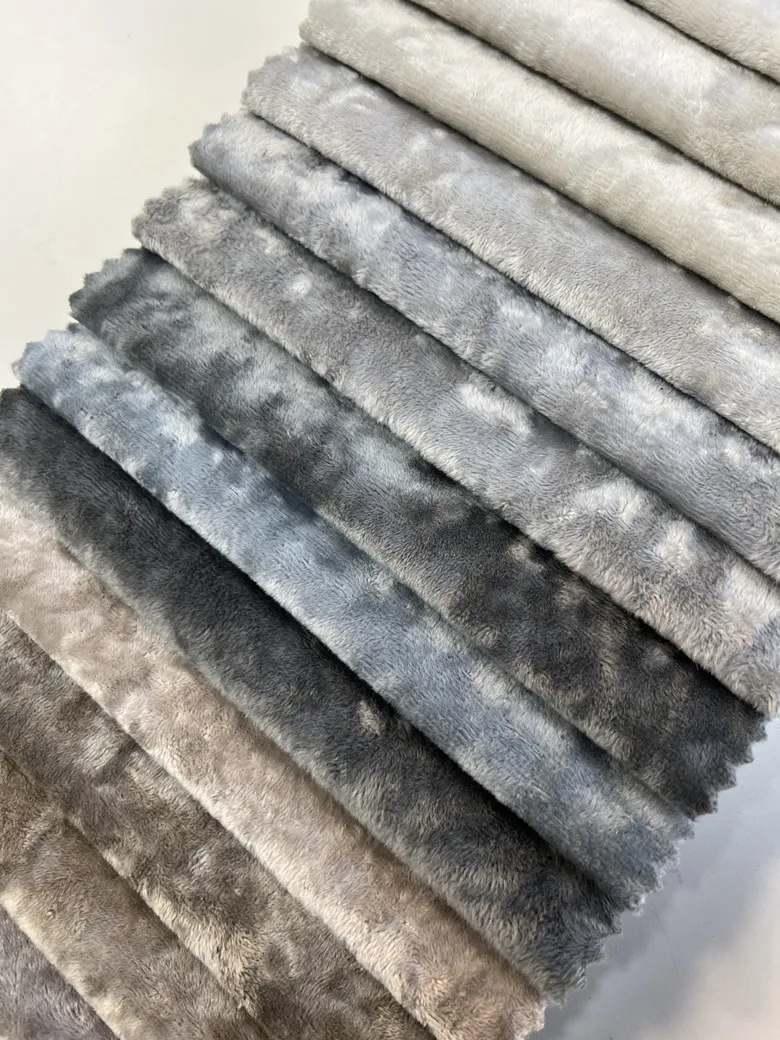 hot crushed holland velvet fabric for sofa couch solo cushion furniture home decoration China Mill direct price