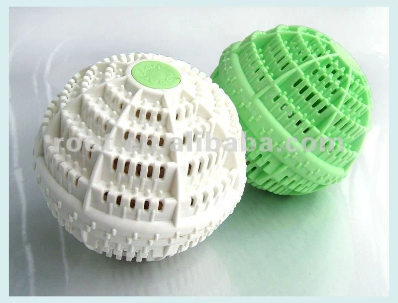 ECO elastic plastic non-chemical laundry products detergent washing balls with lemon fragrance for laundry washer