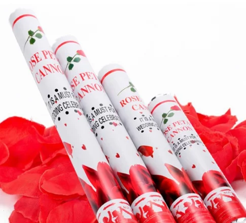 Wholesale top  Confetti Cannon Party Popper Custom Confetti Popper Metallic Confetti Wedding Party Supplies