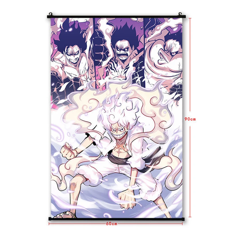 40 Styles animation peripheral hanging painting peripheral anime wall scroll Wallscroll Art Printed Luffy Pictures Anime figure