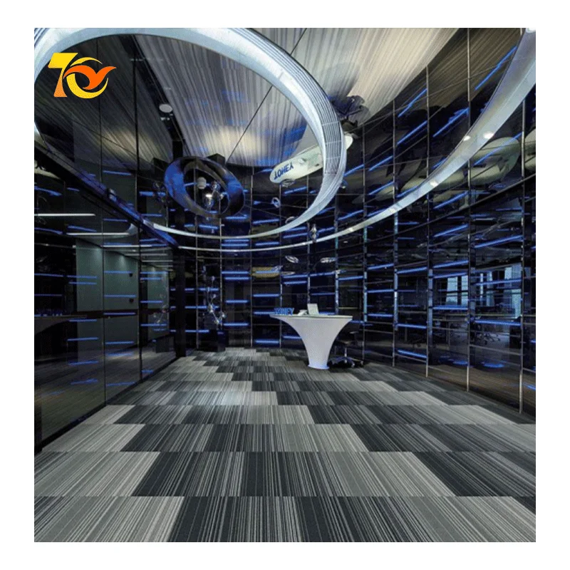 Suppliers Modern Designed Tile Carpet Marbl Bitumen Backing Wholesale Modern  Self-Adhesive Carpet Tiles