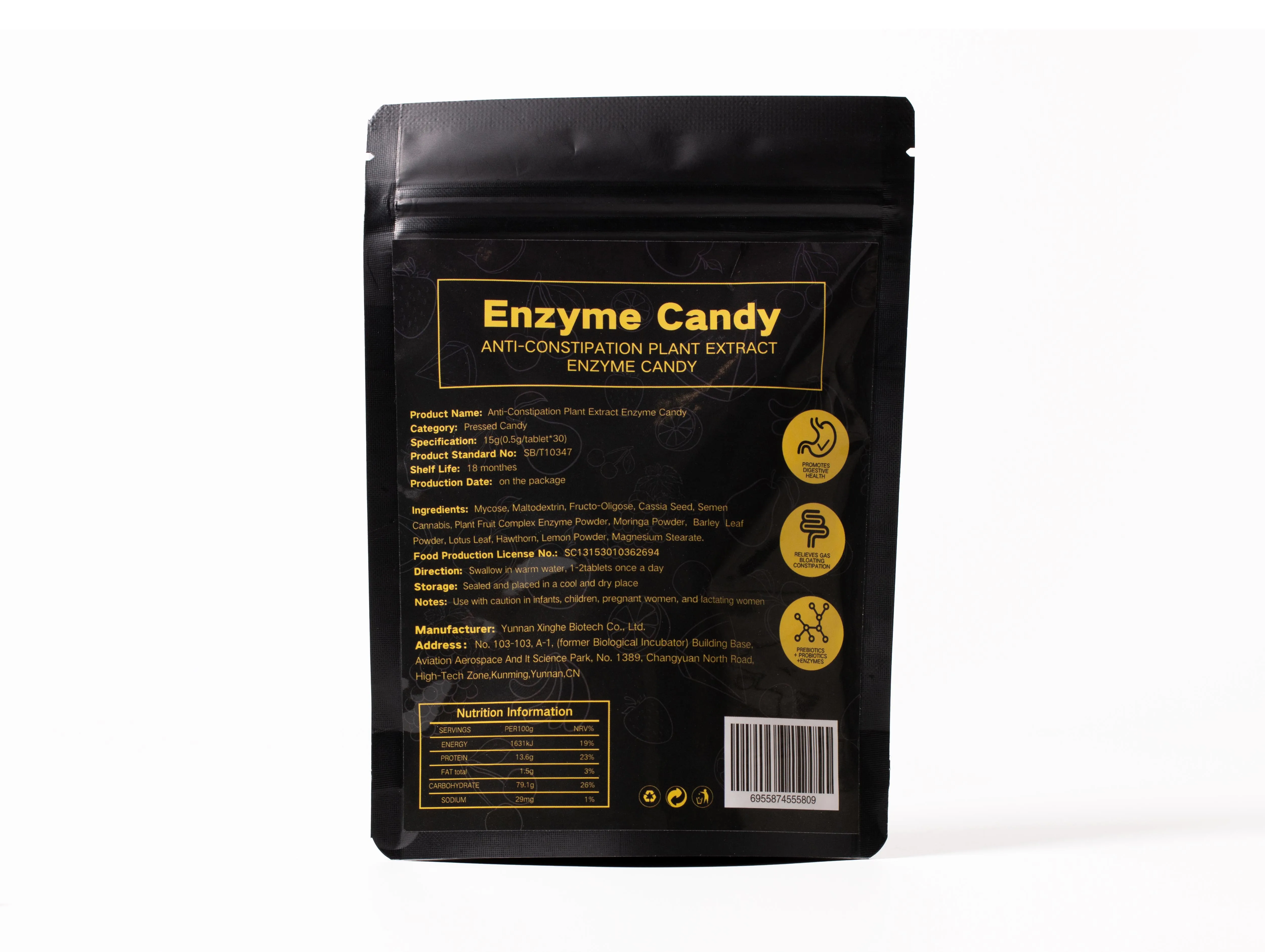 
Wholesales Healthcare Plant Extract Enzyme Candy Fat Reduce Enzyme Powder Natural Slimming Fruit And Vegetable Enzyme Tablets 