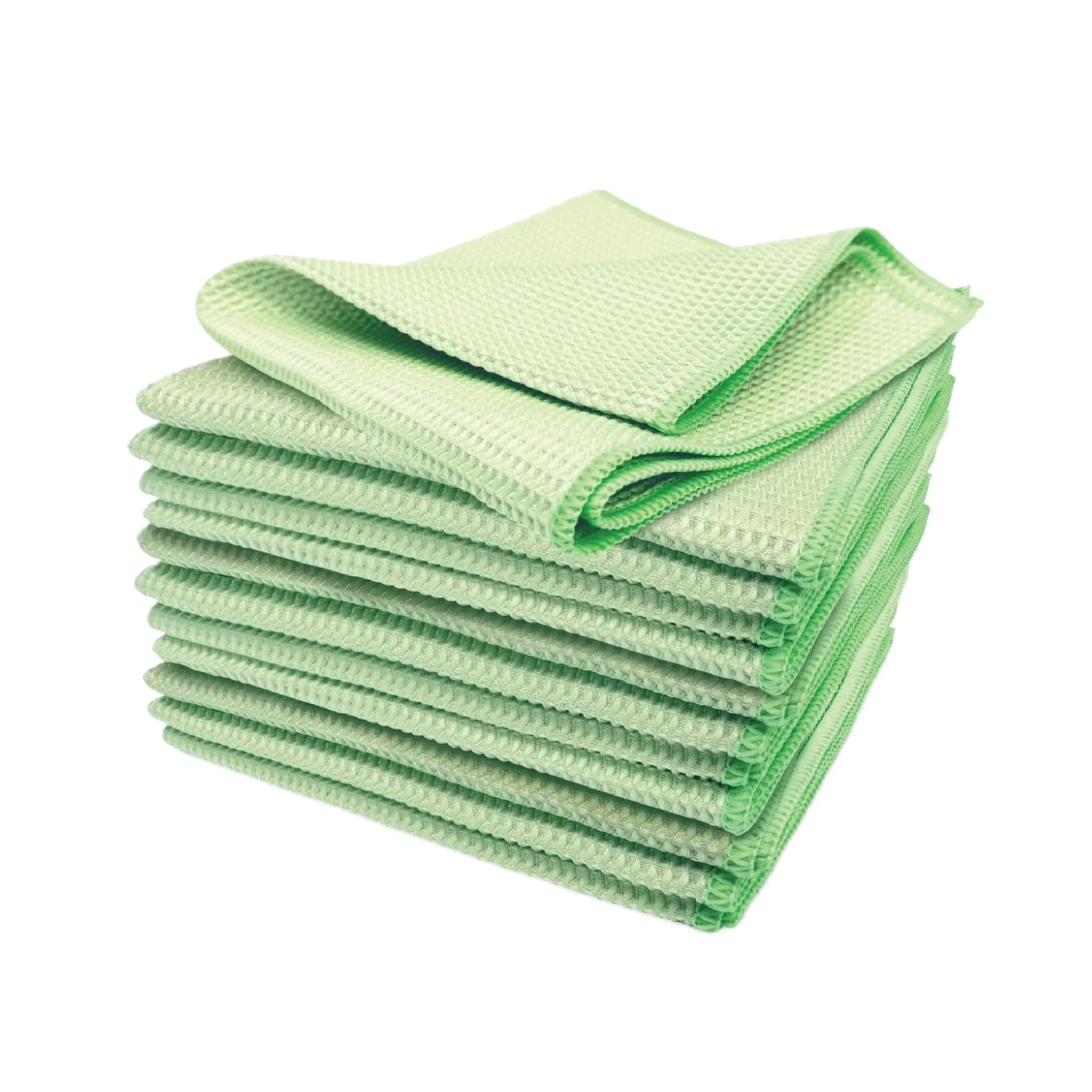 High absorbent waffle kitchen towel microfiber waffle weave drying towel
