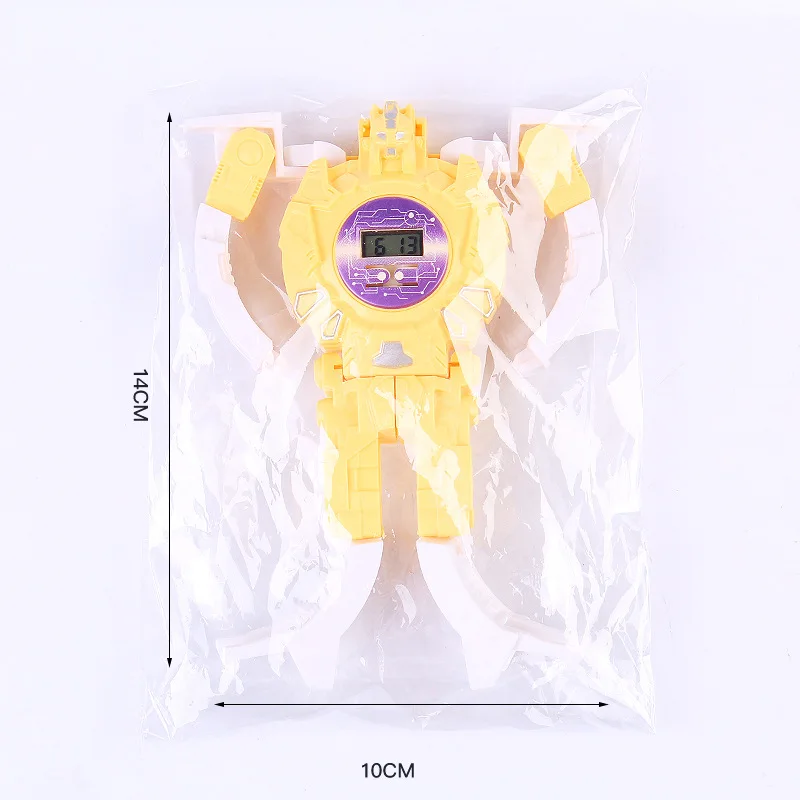 New arrival Deformation Watch Children Electronic Wristwatch Robots Transformation Creative Cartoon  Gift Small Toys For Kids