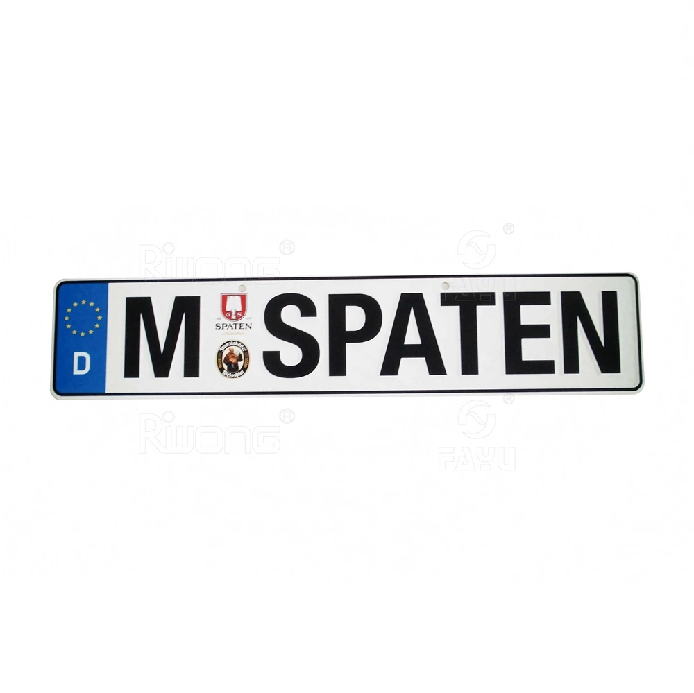 German car number plate
