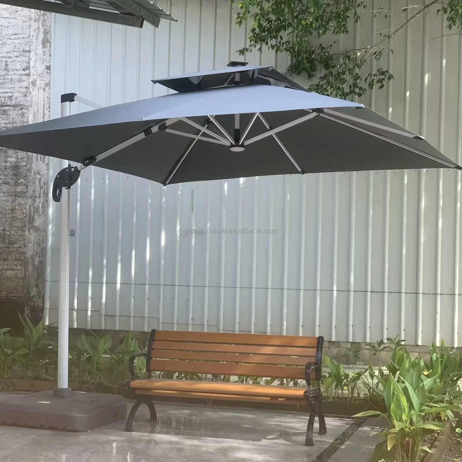 Китайский современный большой отель Открытый Солнечный сад ресторан гостиничный качественный роскошный консольный внутренний дворик коммерческий зонт от солнца