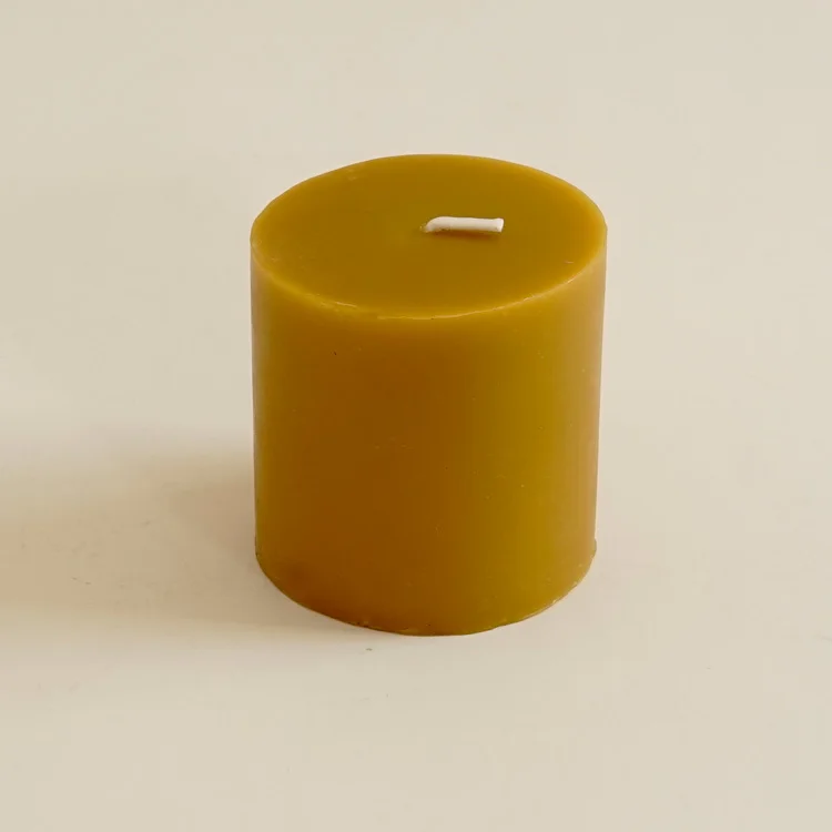 Wholesale 100% natural Beeswax pillar votive Candle