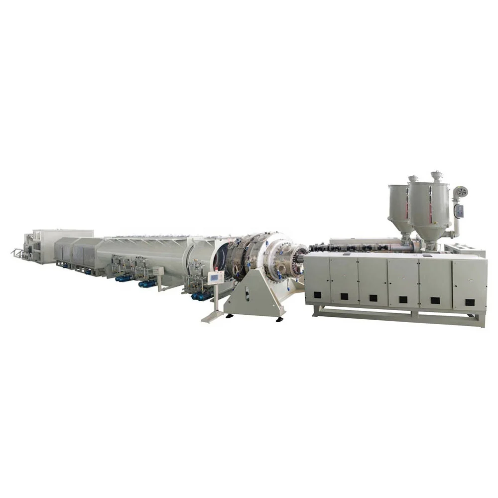 HDPE PE water pipe  extruding production line