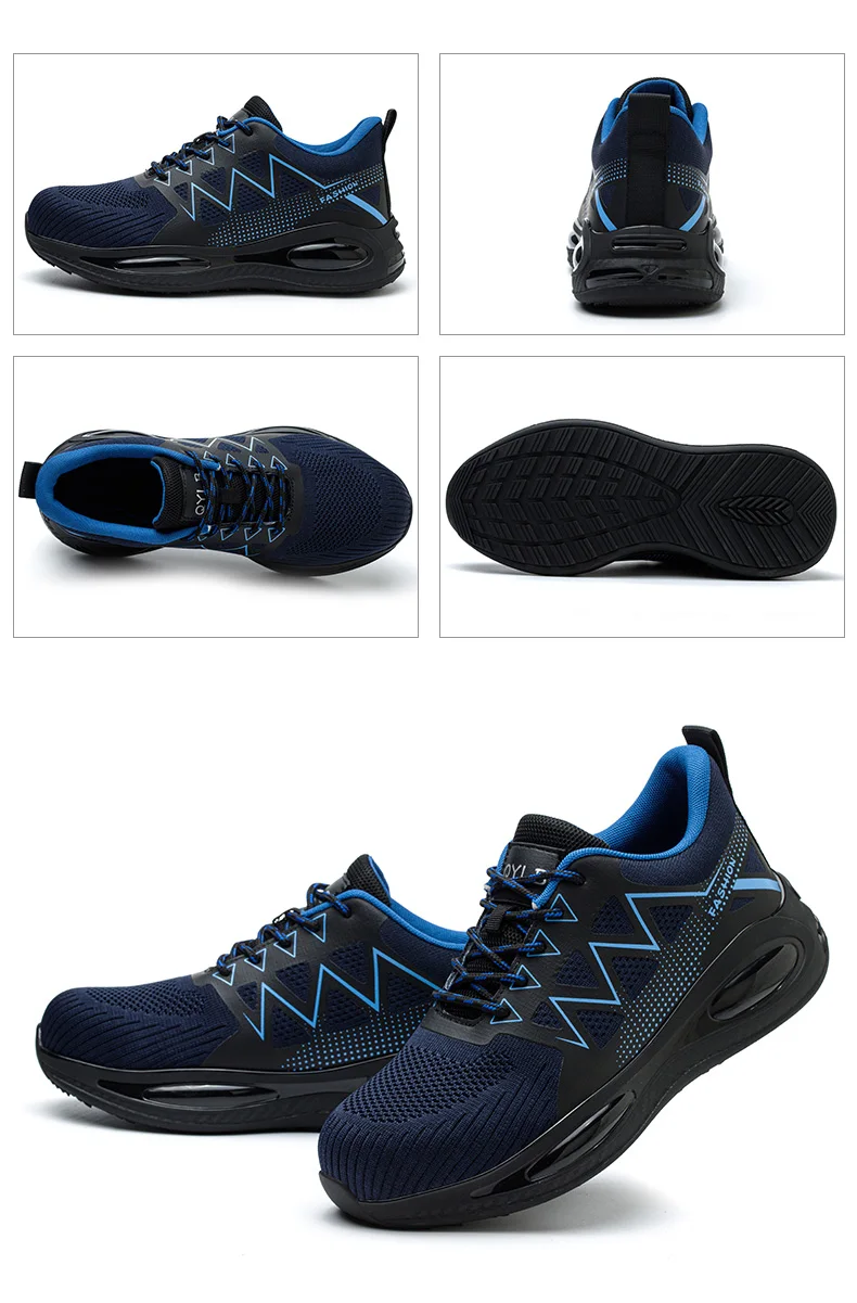 Unisex Safety Sneaker Shoes Comfortable Sports Shoes for Men Indestructible Safety Sneakers Casual Wear safety shoes
