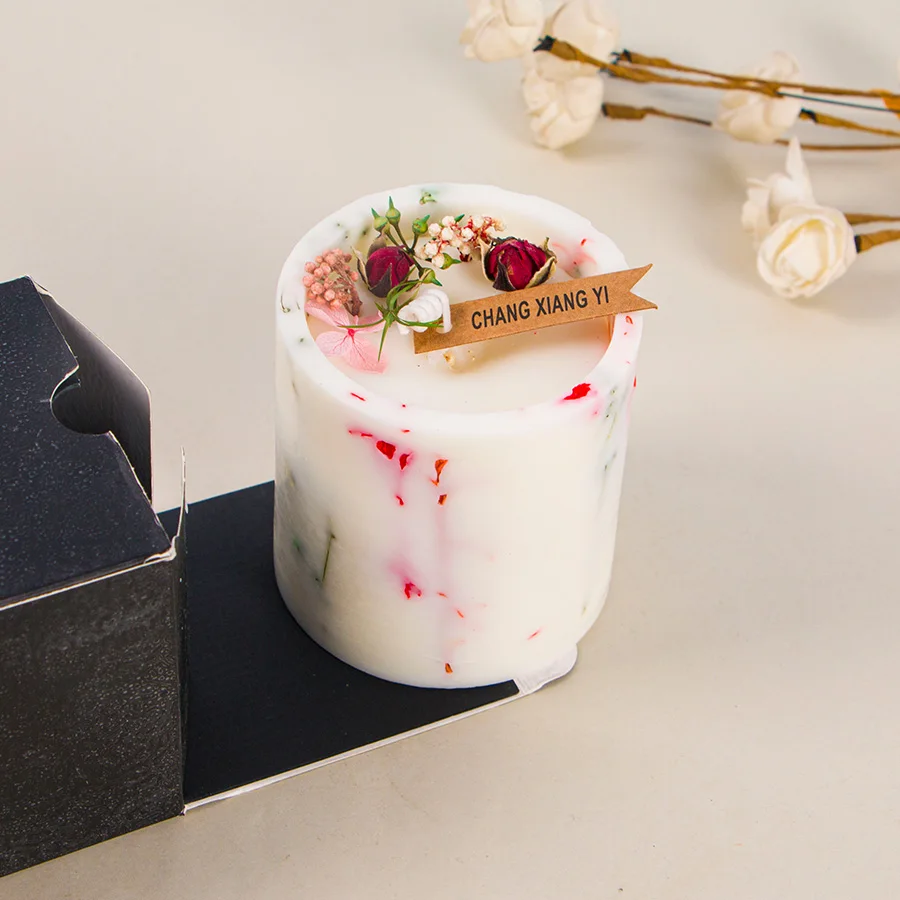 Home Indoor Long Lasting Advanced Soothing and Sleepaiding Light Fragrance Bedroom Female Fragrance Gift Party Scented Candles