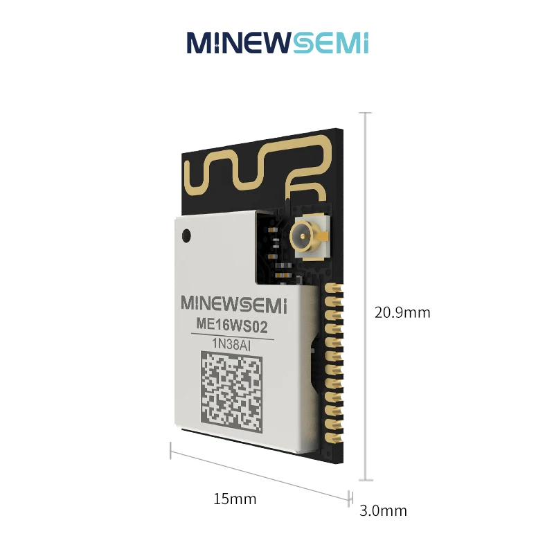 WiFi 4 BLE 5.0 Combo LAN RF Module BK7238 Chip 2MB AT Command Wireless 2.4GH 32-bit MCU WIFI Module Support AP/STA/AP+STA Mode